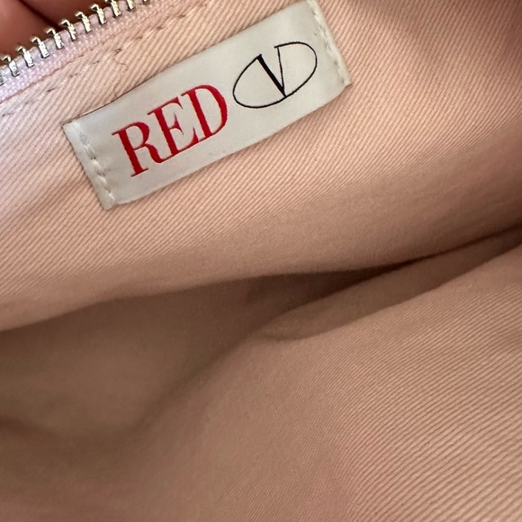 Valentino Red EUC Light Pink Bow Tote - Picture 5 of 10